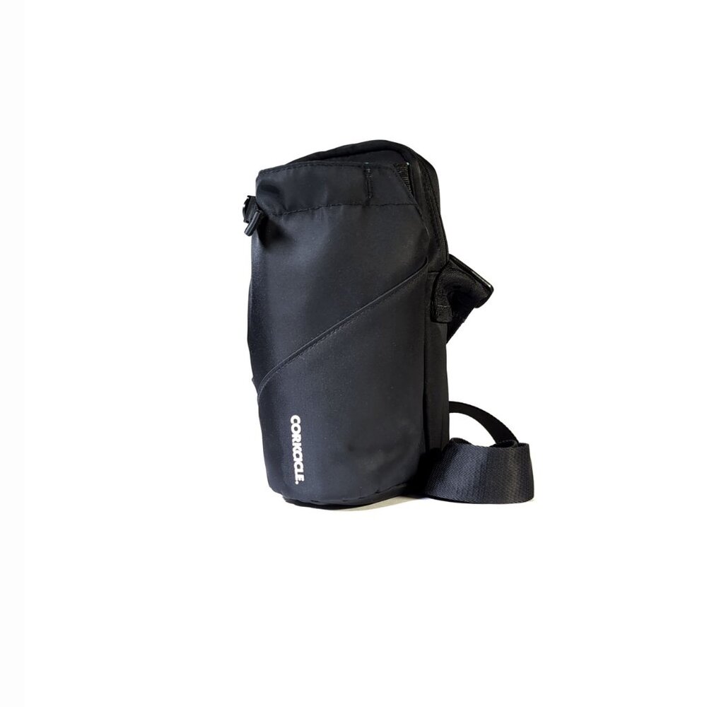 Corkcicle Crossbody Water Bottle Sling Bag Black